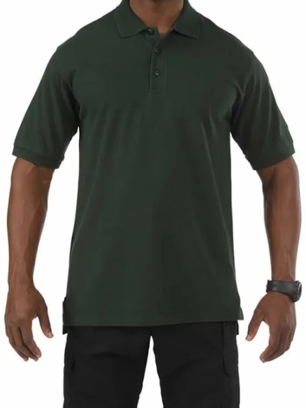 Men's 5.11 Tactical series  Dark Green Polo Shirt – Classic Short-Sleeve size XL